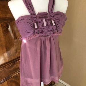 NWT Halter Embellished Top
